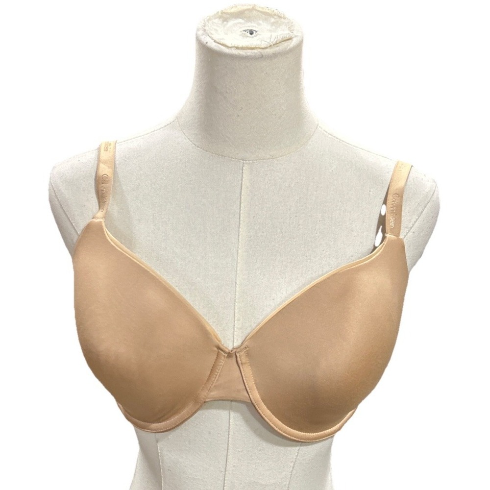 Calvin Klein Bra Size 34DD Women's Tan Wired Msrp 42.00